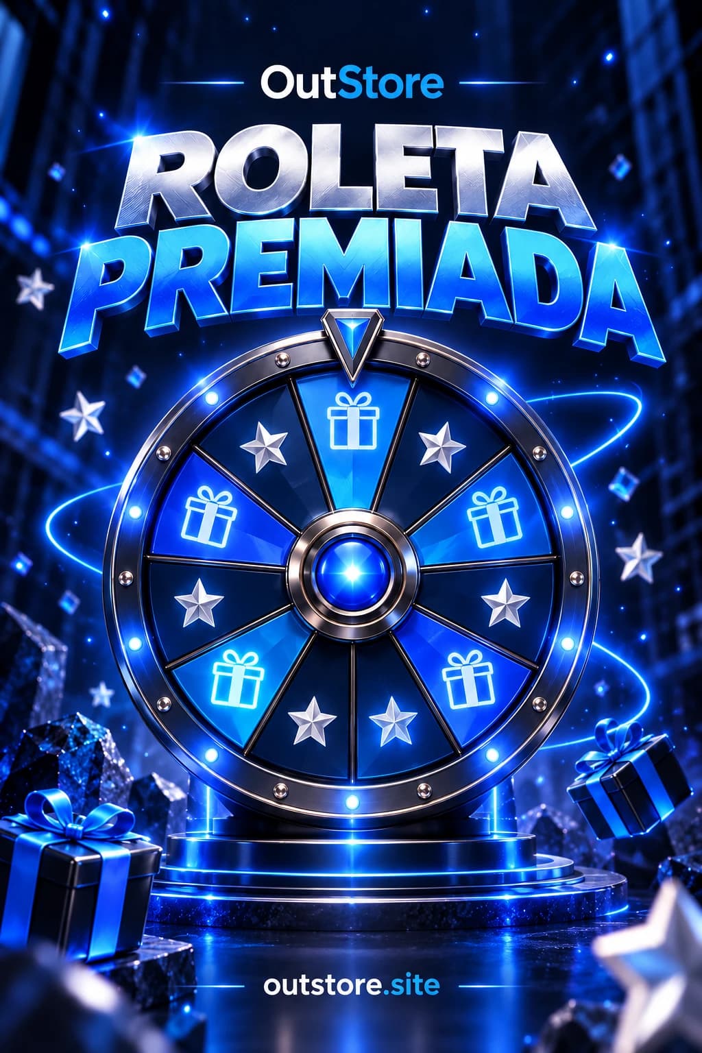Roleta premiada da Out Store