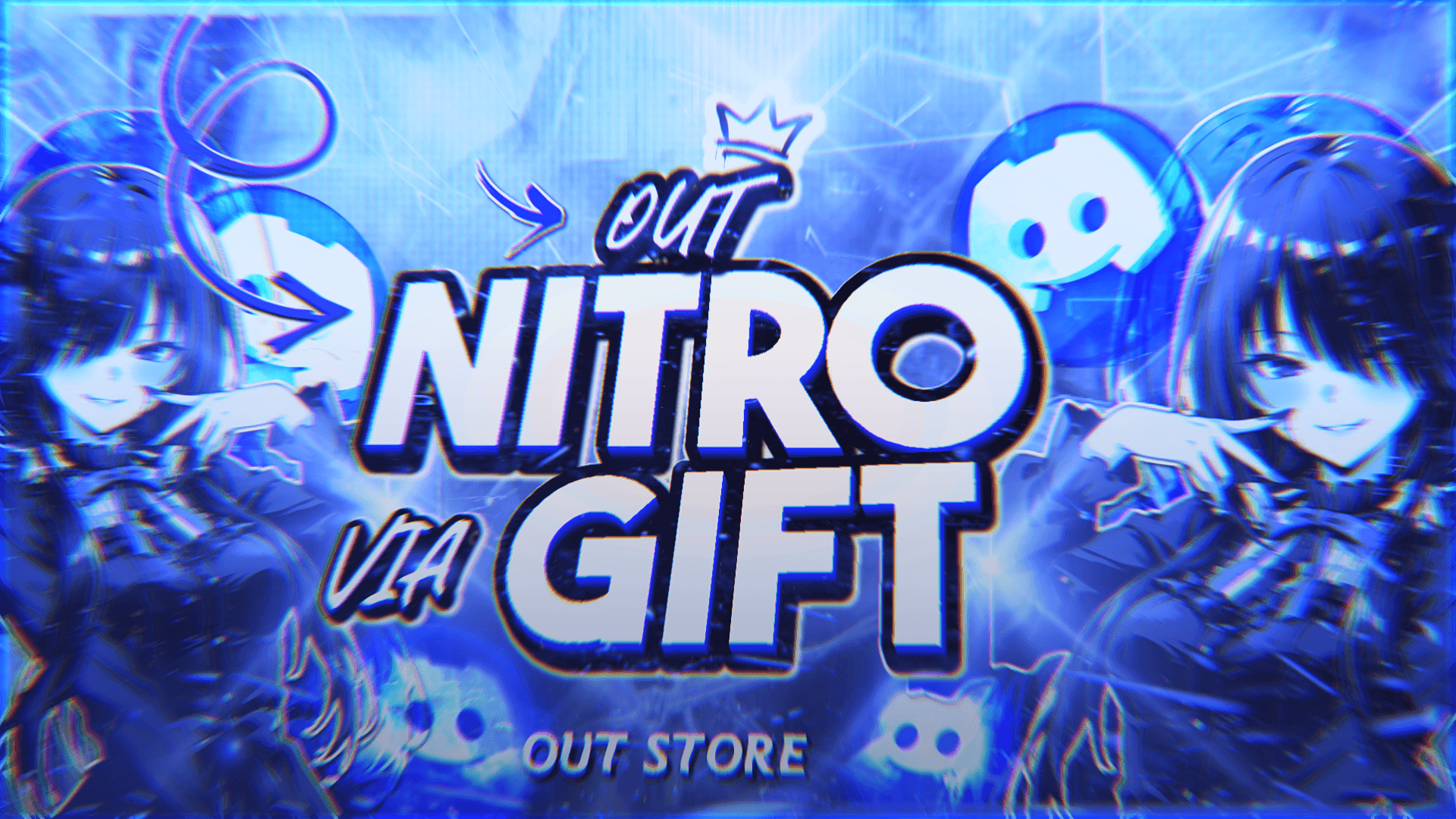 Nitro via Gift — 1 Mês